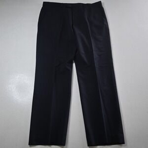 Hugo‎ Boss 34x30 Navy Blue 100% Wool The Jam75/Sharp3 Straight Mens Pants